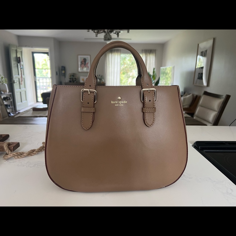 Kate Spade Top Handle Satchel with Cross Body Strap. Like New!